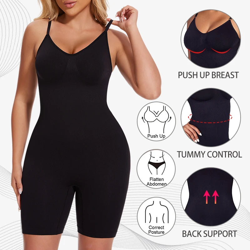 Anti-Chafing Shapewear Bodysuit