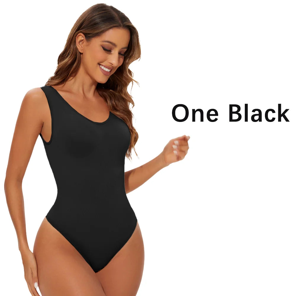 Seamless Thong Shapewear Bodysuit