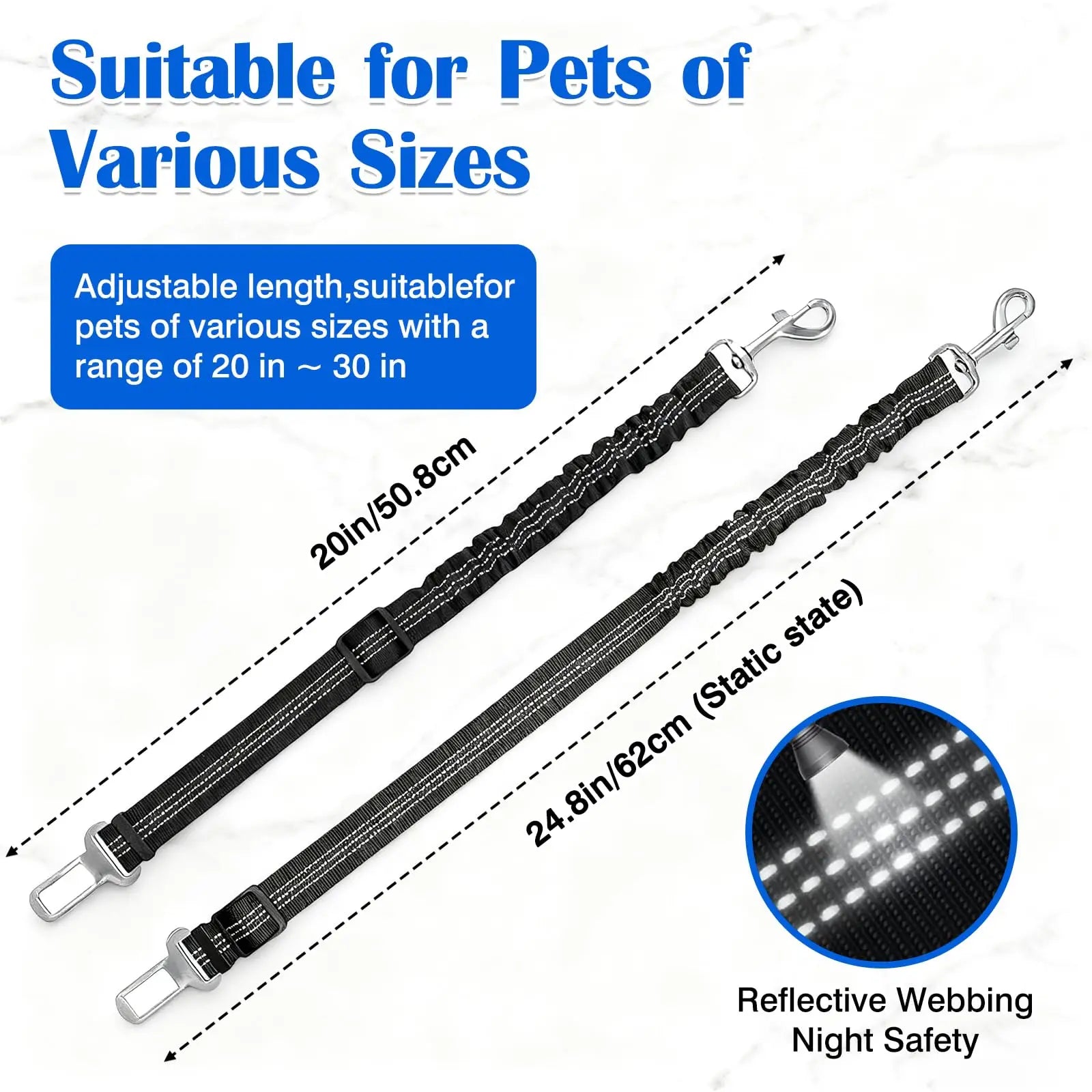 Adjustable Dog Car Safety Belt