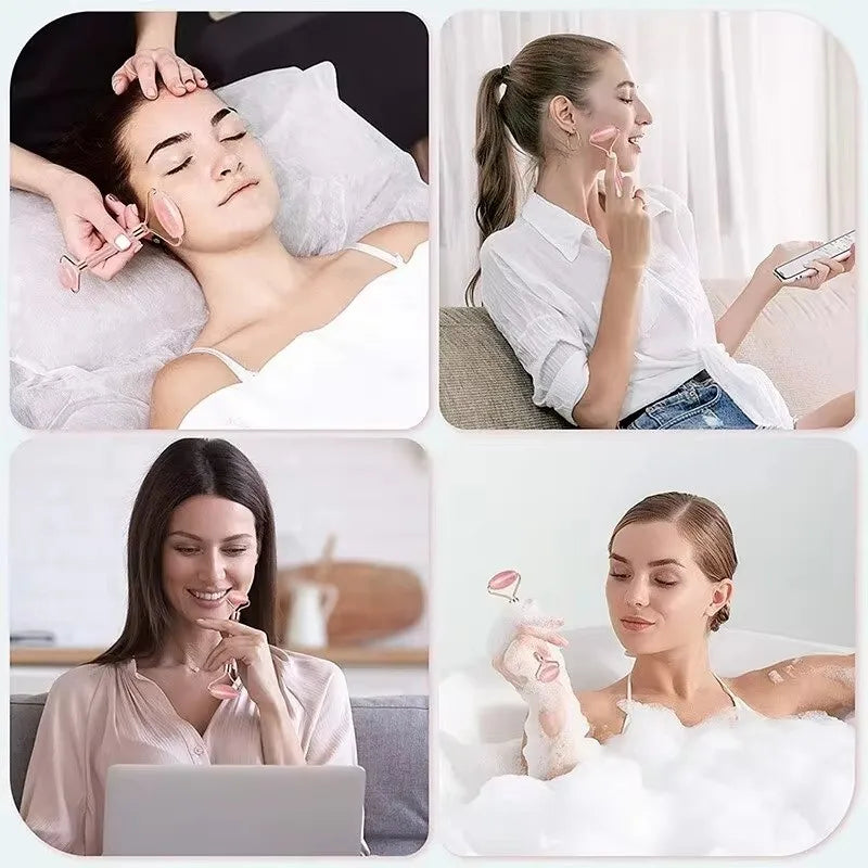 Gua Sha Facial Roller Set