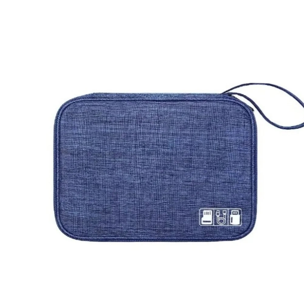 Portable Electronics Organizer Pouch