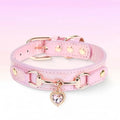 Delicate PU Leather Pet Collar