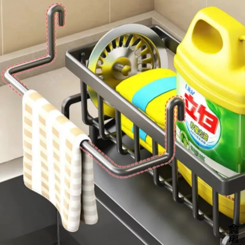 Tap-Mounted Spice & Sink Shelf