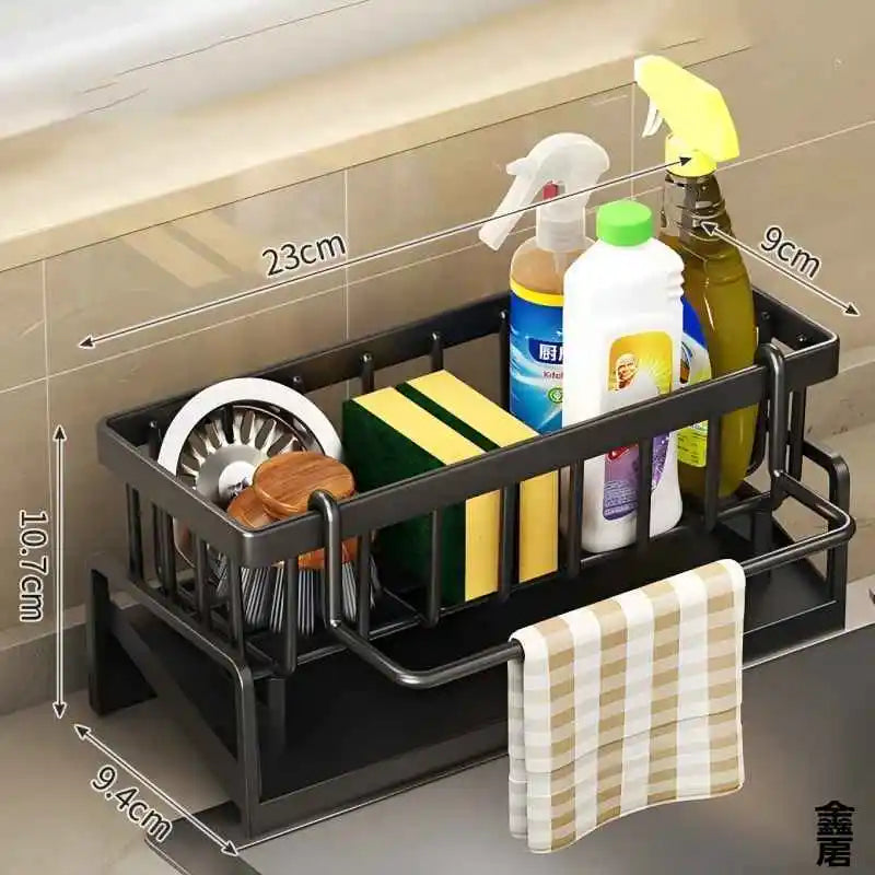 Tap-Mounted Spice & Sink Shelf
