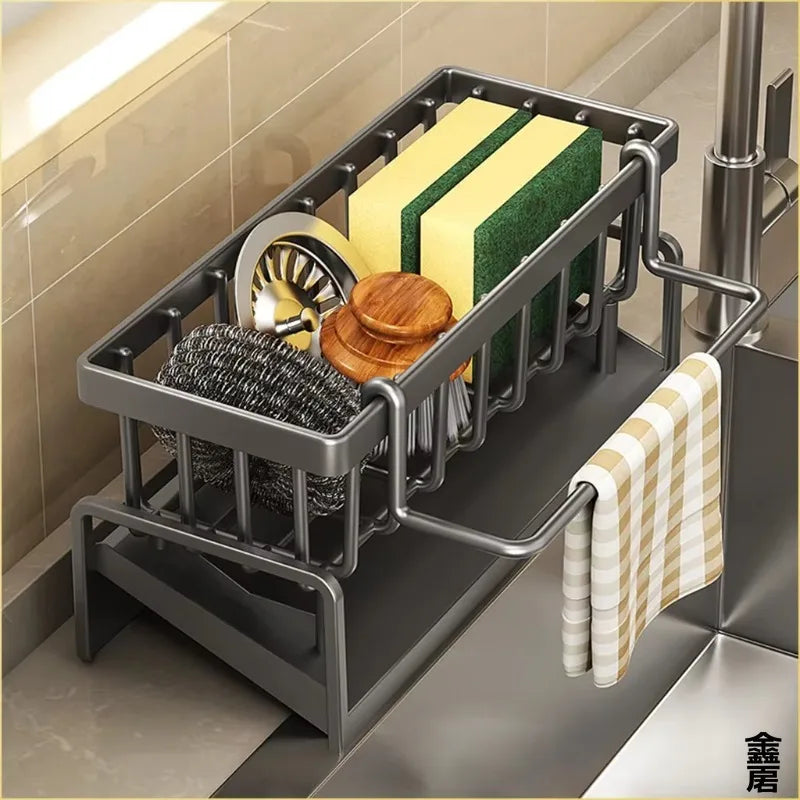 Tap-Mounted Spice & Sink Shelf