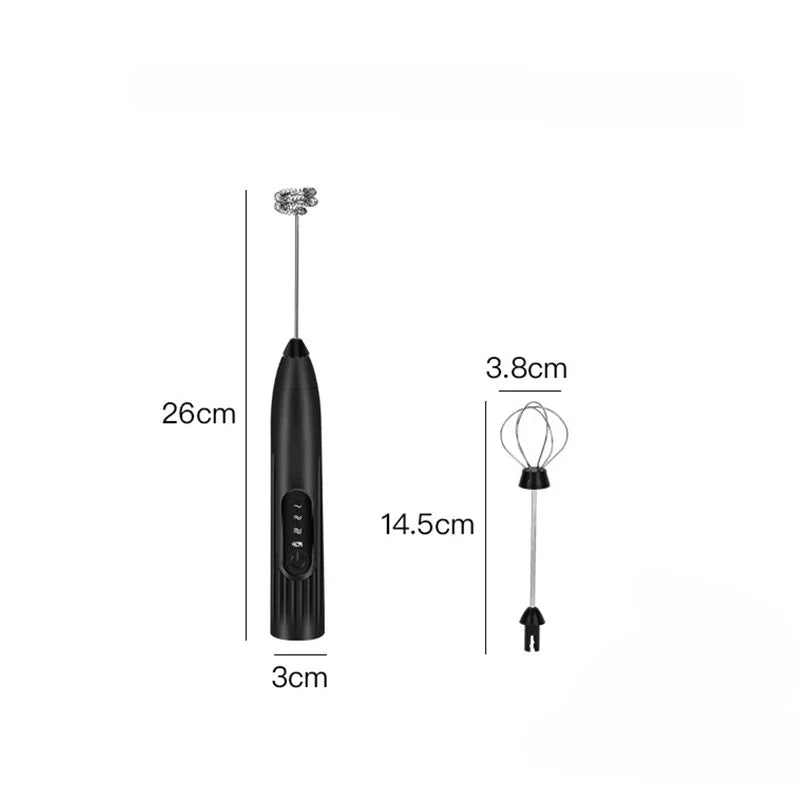 Cordless Milk Frother & Mini Whisk