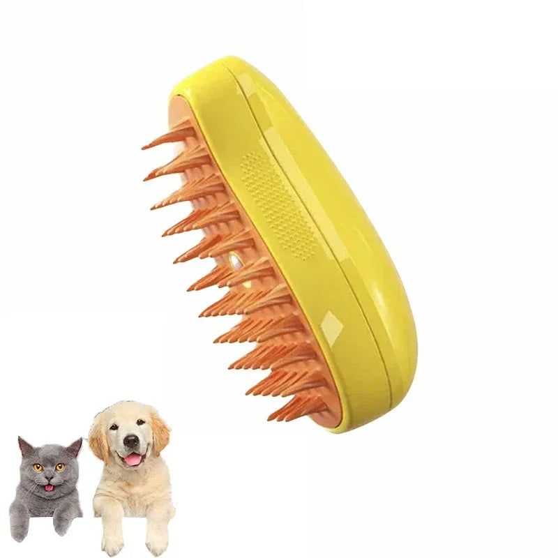 3-in-1 Steam Pet Grooming Brush