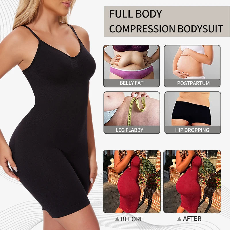 Anti-Chafing Shapewear Bodysuit