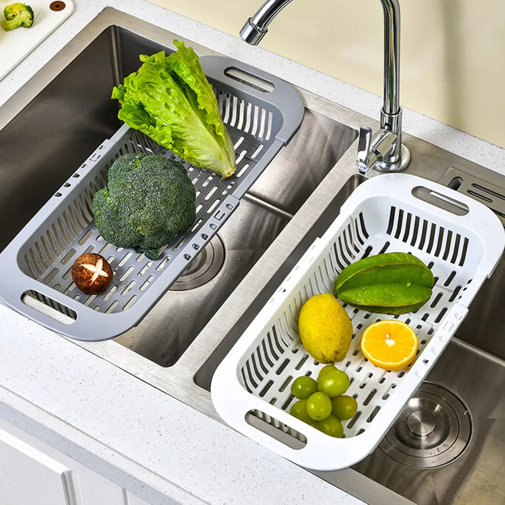 Adjustable Sink Sponge Holder Rack