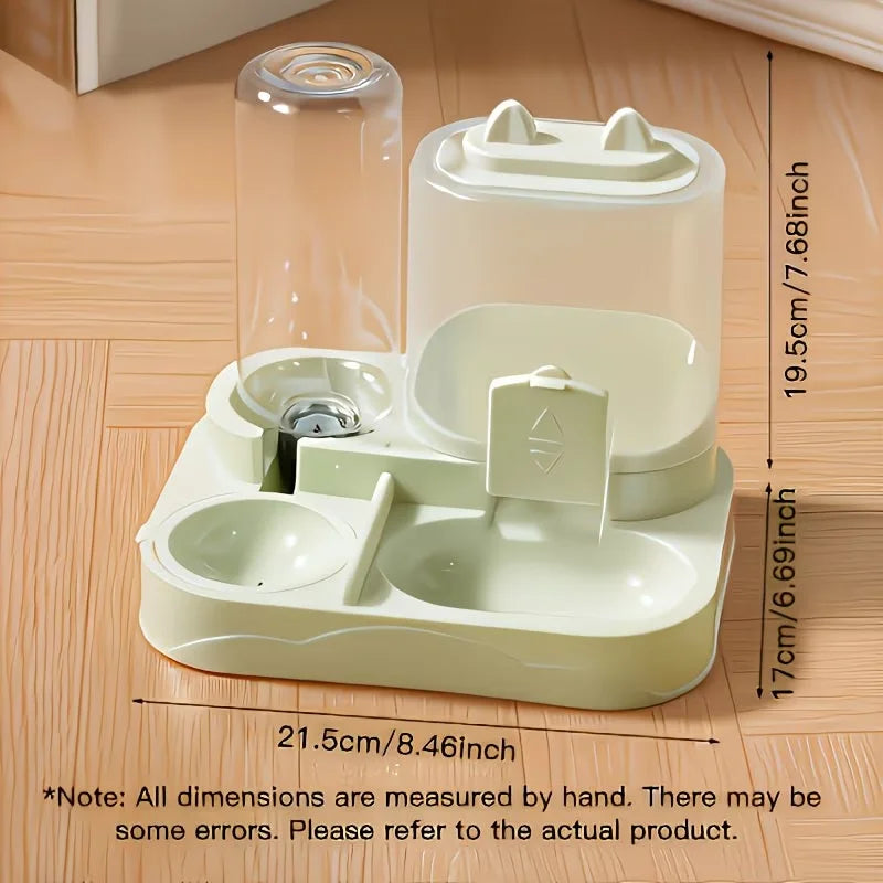 2-in-1 Pet Feeder & Water Dispenser