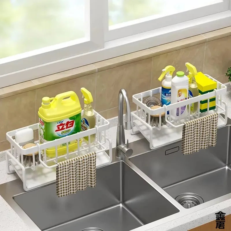 Tap-Mounted Spice & Sink Shelf