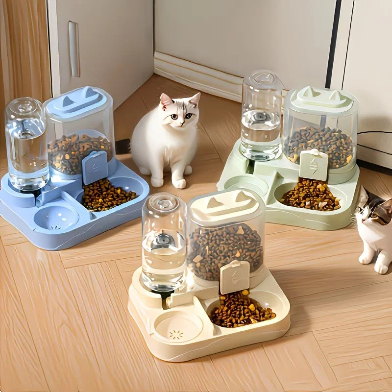 2-in-1 Pet Feeder & Water Dispenser