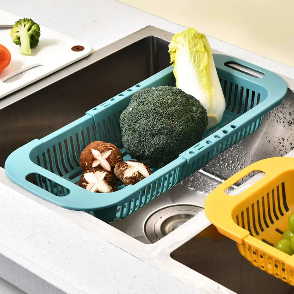 Adjustable Sink Sponge Holder Rack