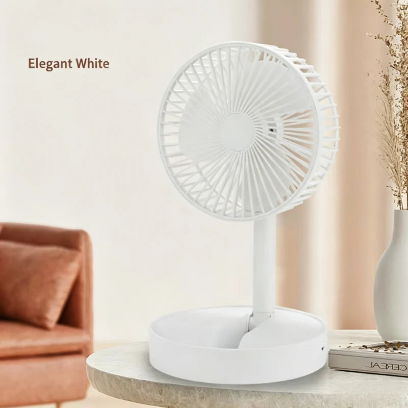 Foldable Desk Fan with Phone Stand