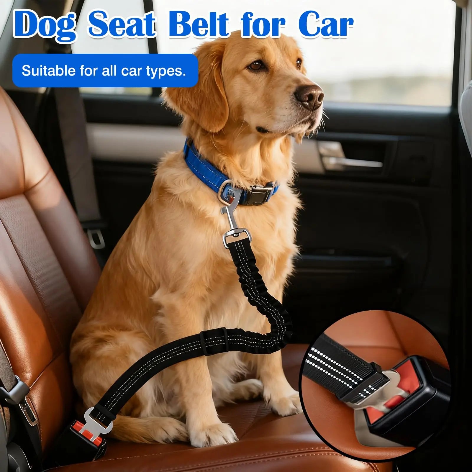 Adjustable Dog Car Safety Belt