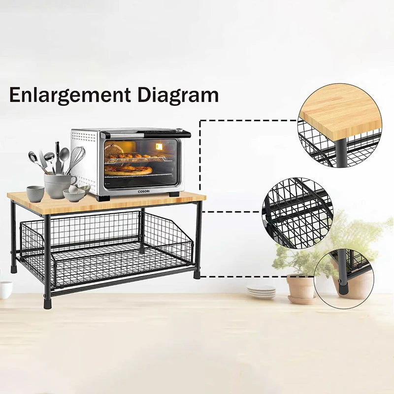 Kitchen Countertop Organizer Shelf