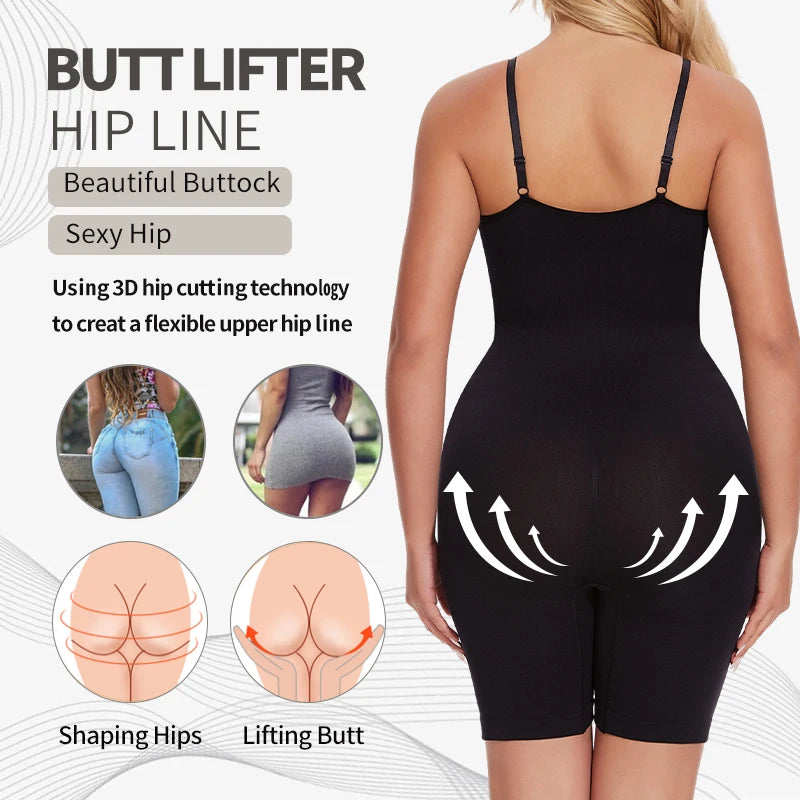 Anti-Chafing Shapewear Bodysuit