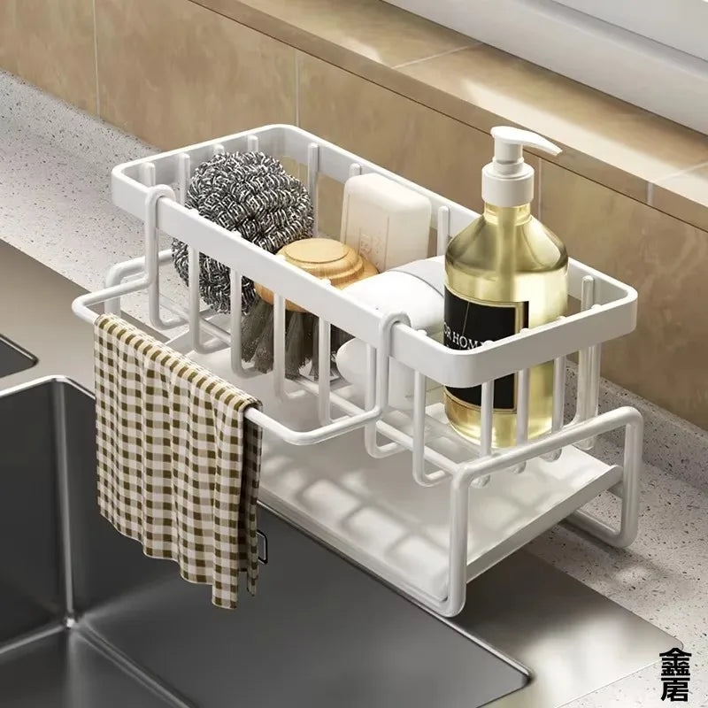 Tap-Mounted Spice & Sink Shelf