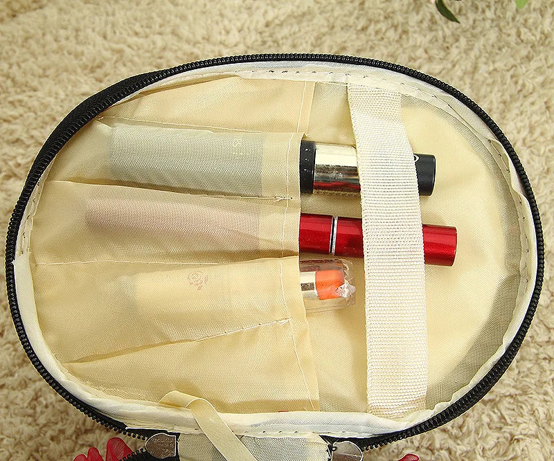 Compact Cosmetic Travel Pouch