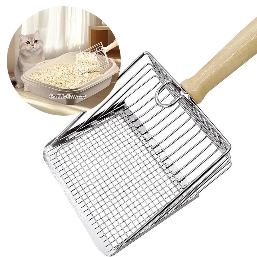 Metal-Style Cat Litter Scoop
