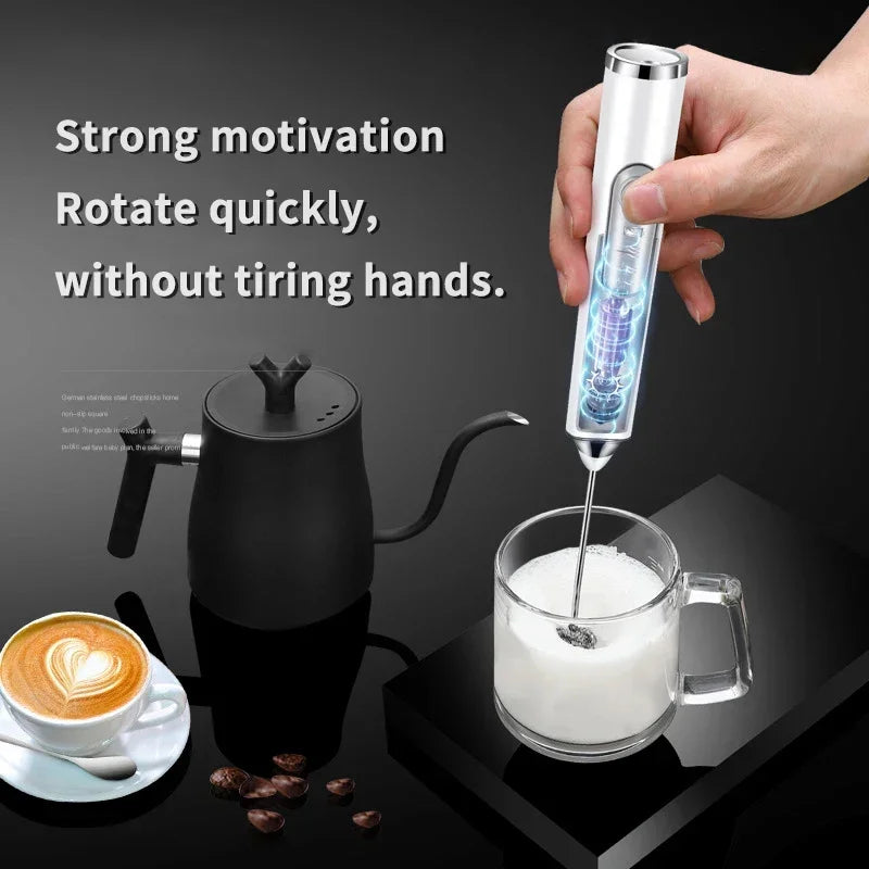 Cordless Milk Frother & Mini Whisk