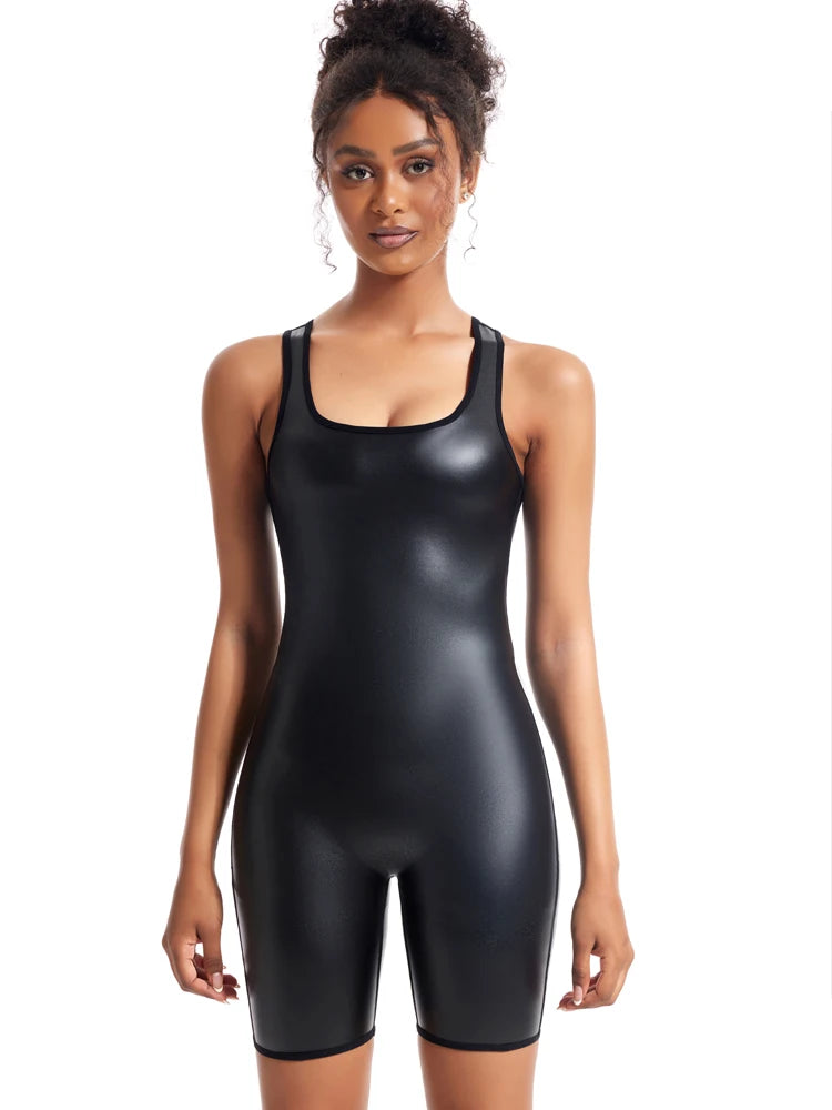 U-Neck Shapewear Tank Bodysuit